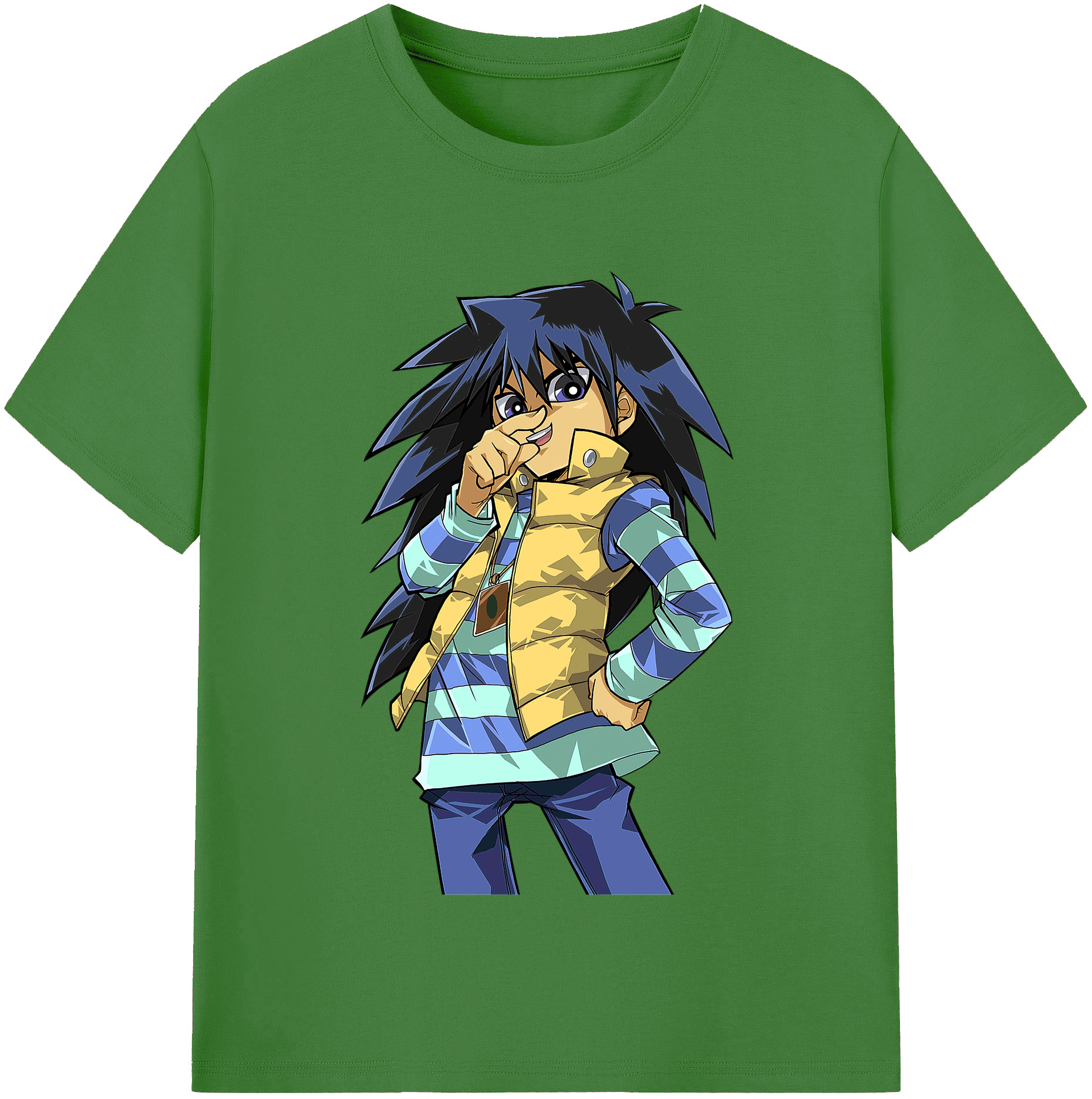 （画像用） 遊☆戯☆王 Yu-Gi-Oh! レディースカジュアルプリントTシャツ（綿100％）